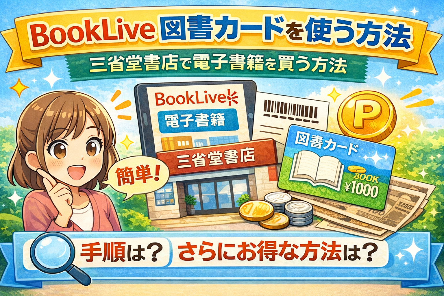 BookLiveで図書カードを使用する方法