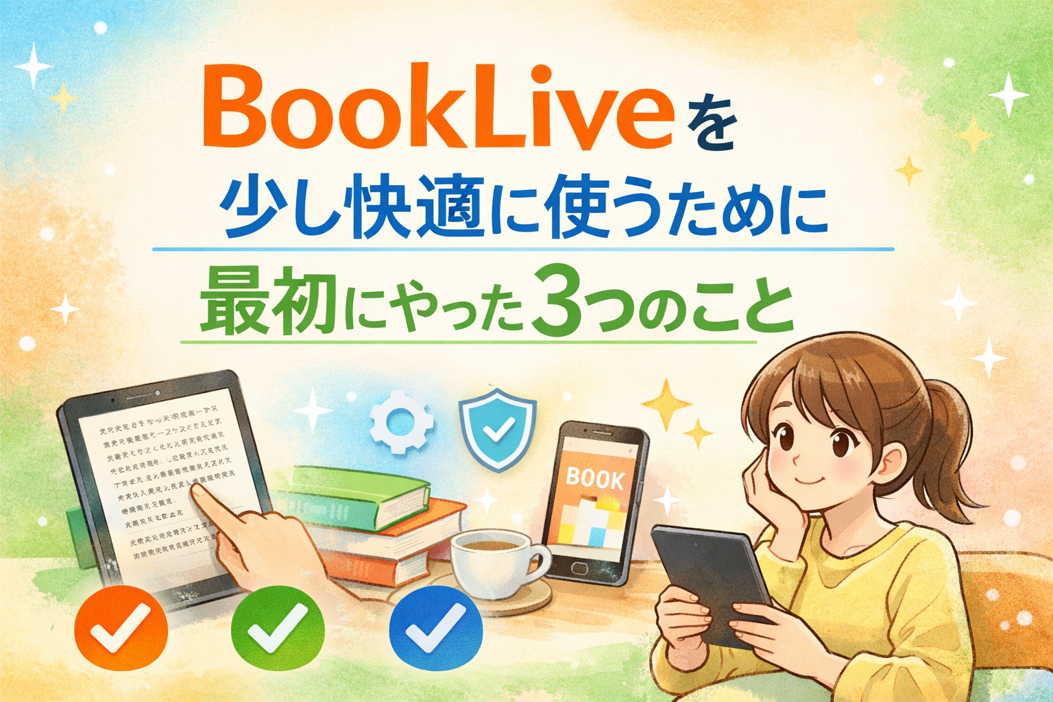 BookLiveを少し快適に使うために最初にやっった3つのこと